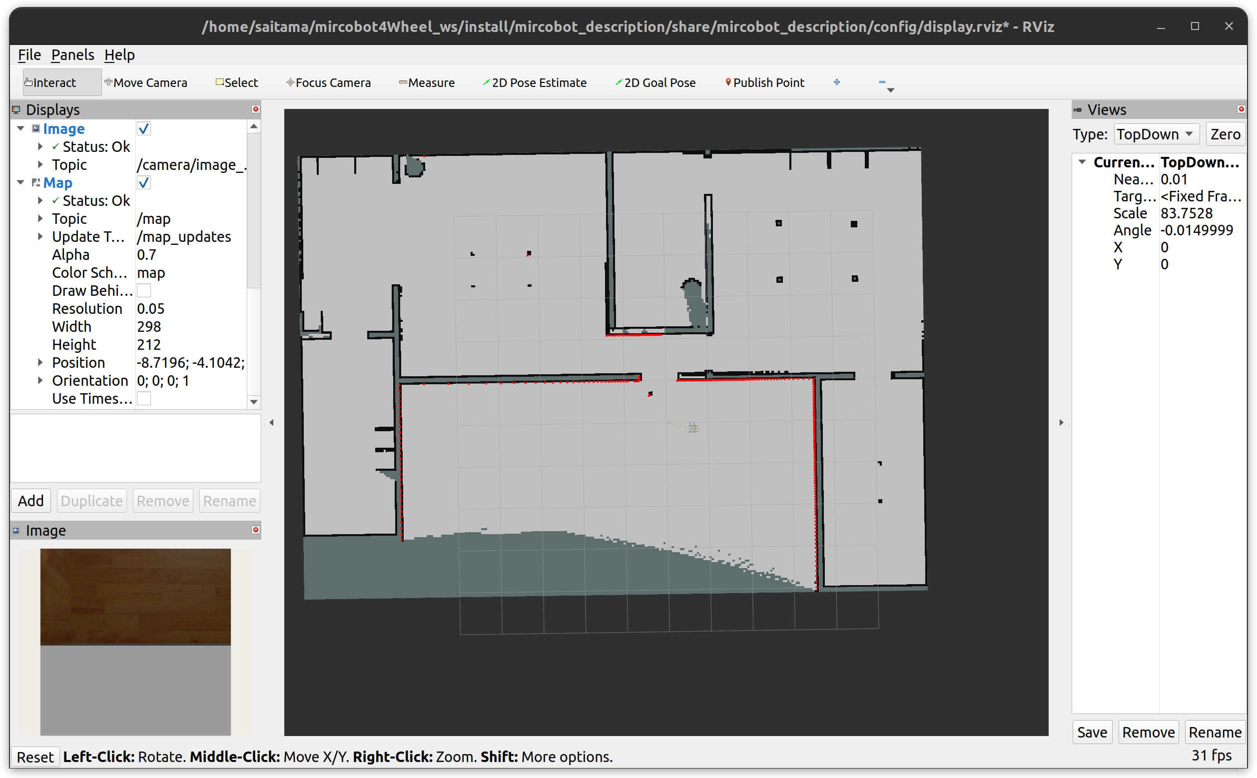 Map generation with SLAM